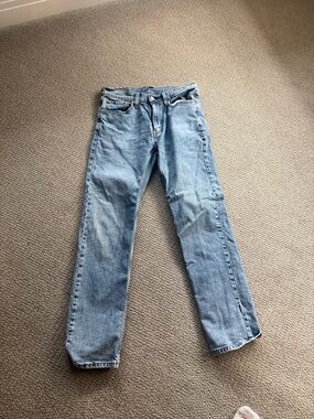 Levi's Straight Light Blue Men's Jeans 32 32